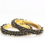 Black bangles-and-bracelets