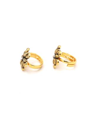 Gold Plated Designer Toe Ring 5
