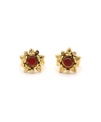 Gold Plated Flower Shape Toe RIng 3