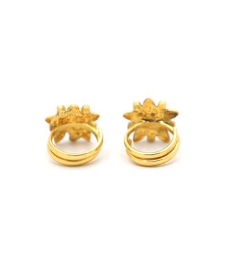 Gold Plated Flower Shape Toe RIng 6