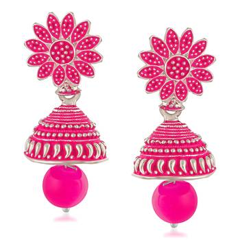 Pink earrings 1