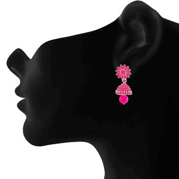 Pink earrings 2
