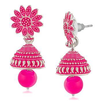 Pink earrings 3