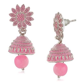 Pink earrings 3