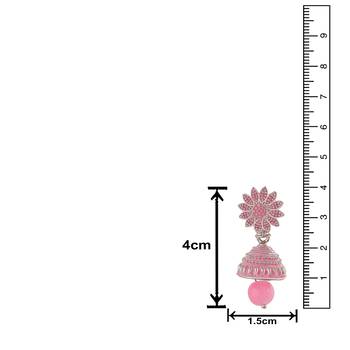 Pink earrings 4