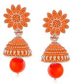 Orange earrings