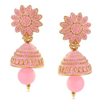 Pink earrings 1