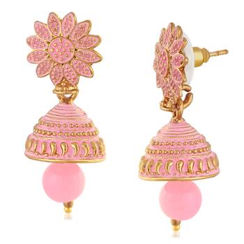 Pink earrings 3