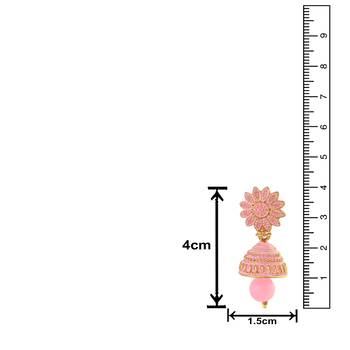 Pink earrings 4