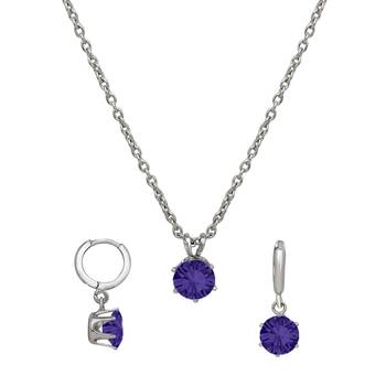 Blue crystal necklaces 1