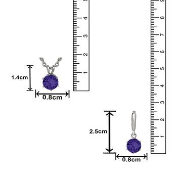 Blue crystal necklaces 3