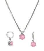 Pink crystal necklaces