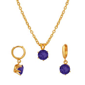 Blue crystal necklaces 1