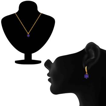Blue crystal necklaces 2