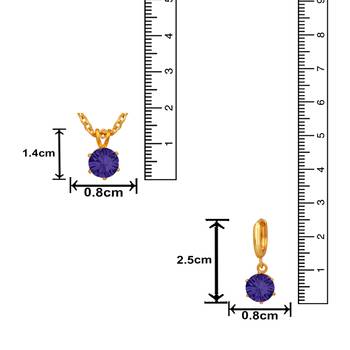 Blue crystal necklaces 3