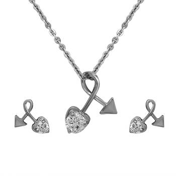 White crystal necklaces 1
