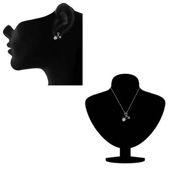 White crystal necklaces 2