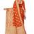 Orange woven  saree with blouse