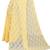 Light yellow plain Russel net saree