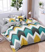 Nirwana Decor Elastic Fitted bedsheets King Size , Fitted bedsheets King Size with Elastic with 2 Pillow Covers