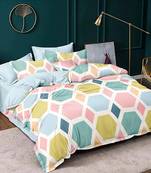 Nirwana Decor Elastic Fitted bedsheets King Size , Fitted bedsheets King Size with Elastic with 2 Pillow Covers