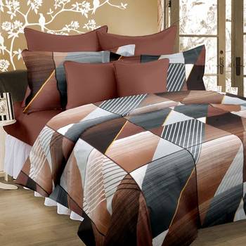Nirwana Decor Aura bedsheets for Double Bed , Cotton Double bedsheet with 2 Pillow Covers . 90X100 Inches 2