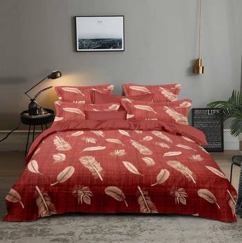 Nirwana Decor Aura bedsheets for Double Bed , Cotton Double bedsheet with 2 Pillow Covers . 90X100 Inches 1