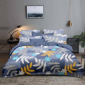Nirwana Decor Aura bedsheets for Double Bed , Cotton Double bedsheet with 2 Pillow Covers . 90X100 Inches 1