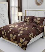 Nirwana Decor Veda bedsheets for double bed , polycotton double bedsheet with 2 pillow covers
