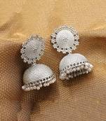 Silver Plated  Jhumkas