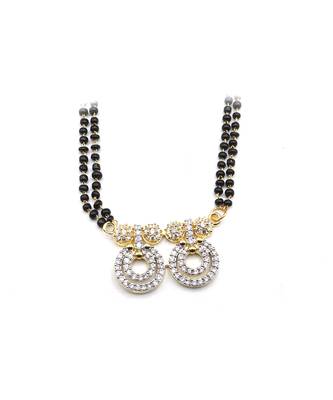 America Diamond Pendant Mangalsutra 3