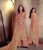 orange viscose  wedding-salwar-kameez Palazzo party-wear-salwar-kameez