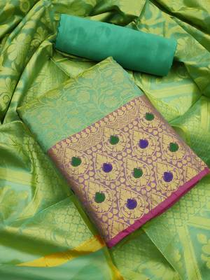 Green Banarasi Banarasi Salwar 1