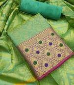Green Banarasi Banarasi Salwar