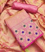 Pink banarasi banarasi salwar