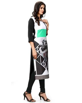Green printed crepe ethnic-kurtis 5