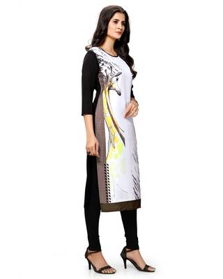 White printed crepe ethnic-kurtis 5