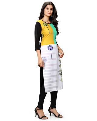 Green printed crepe ethnic-kurtis 5
