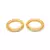 Gold Plated Pearl Bangles Set Of 2