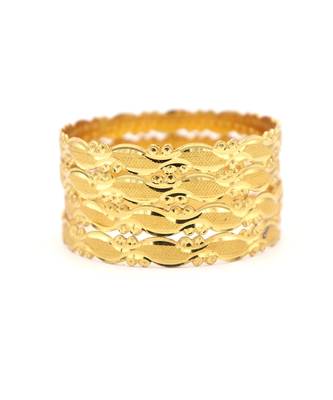 Gold Plated Bangles Set Of 4 2