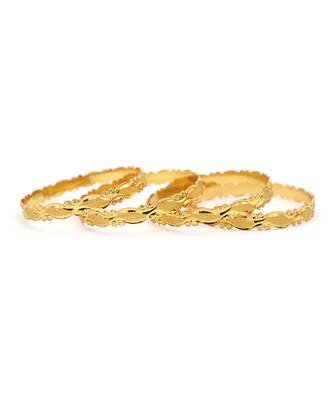Gold Plated Bangles Set Of 4 6