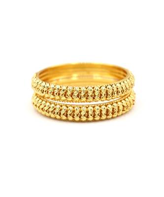 Set Of Two Gold Bangles 2