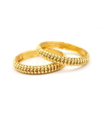 Set Of Two Gold Bangles 3