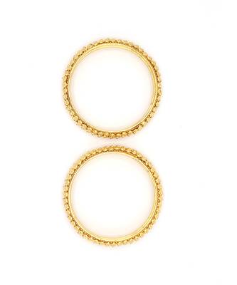 Set Of Two Gold Bangles 4