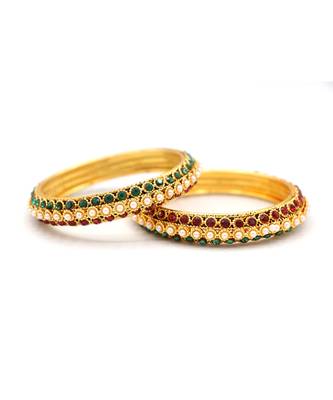Multicolor stone bangles 5