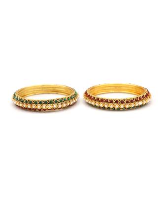 Multicolor stone bangles 7