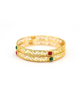 Gold Plated studded jewellery bangles-and-bracelets 6