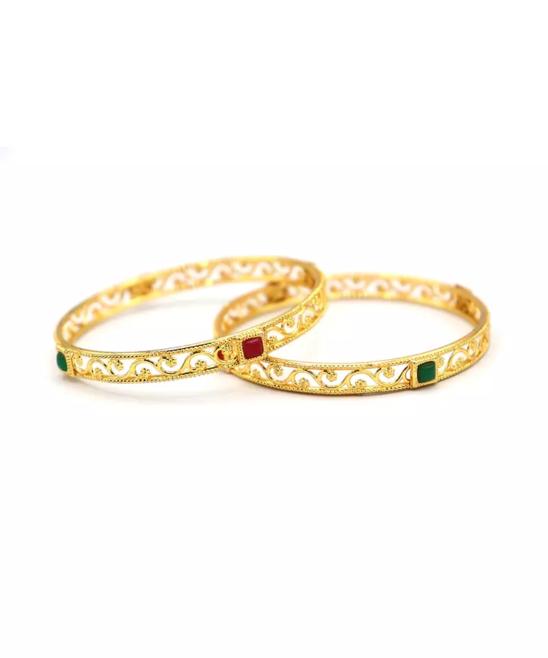 Gold studded jewellery bangles-and-bracelets