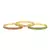 Beautiful Cz/Ad Studded Gold Plated Traditional Red Green White American Diamond Bangles Set For Women