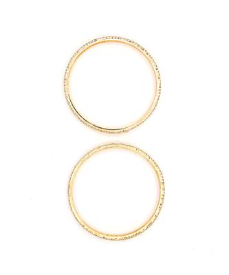 Set of 2 Bangles and Bracelets with American Diamonds 5